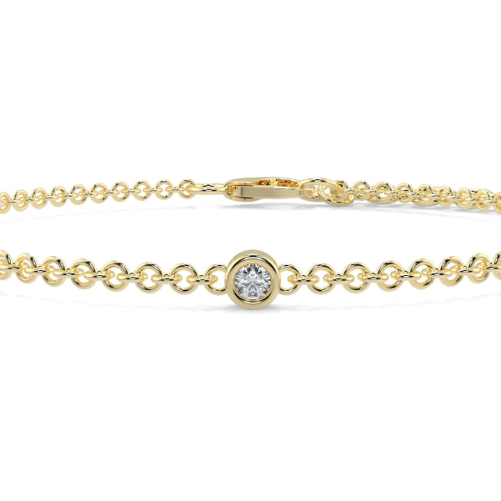 Diamond Bezel Set Bracelet Bezel Set