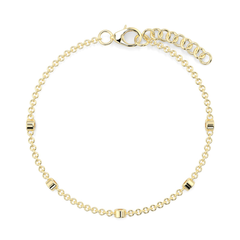 Diamond Bezel Set Bracelet Bezel Set
