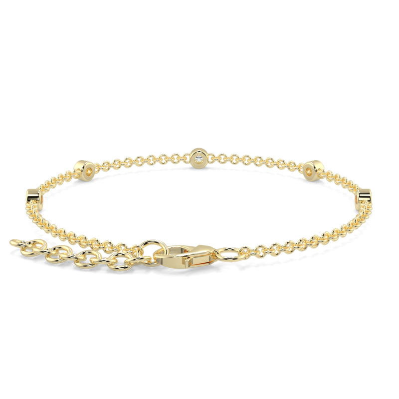 Diamond Bezel Set Bracelet Bezel Set