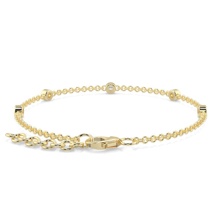 Diamond Bezel Set Bracelet Bezel Set
