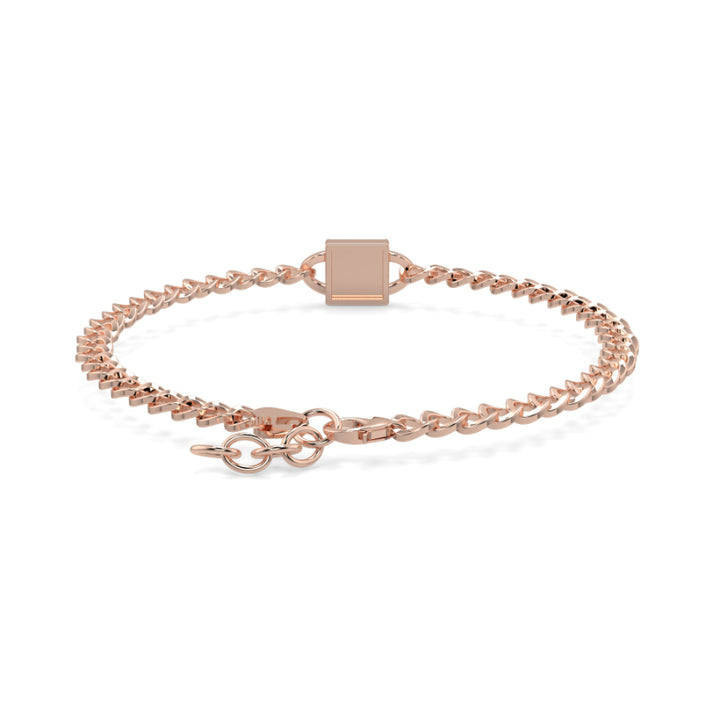 Emerald Illusion Curb Chain Bracelets