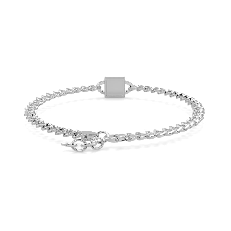 Emerald Illusion Curb Chain Bracelets