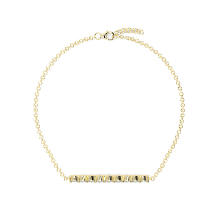 Diamond Graduated Diamond Bracelet Shared Claw