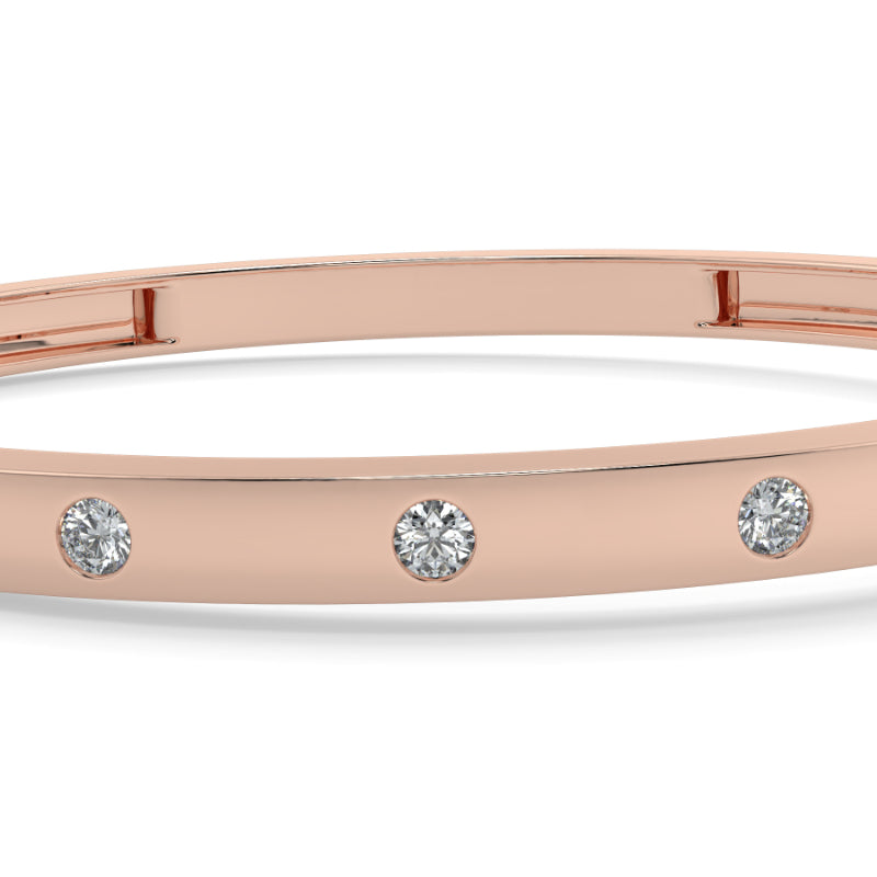 Diamond Bangle Shared Claw Set