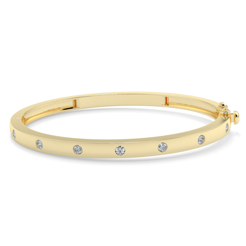 Diamond Bangle Shared Claw Set