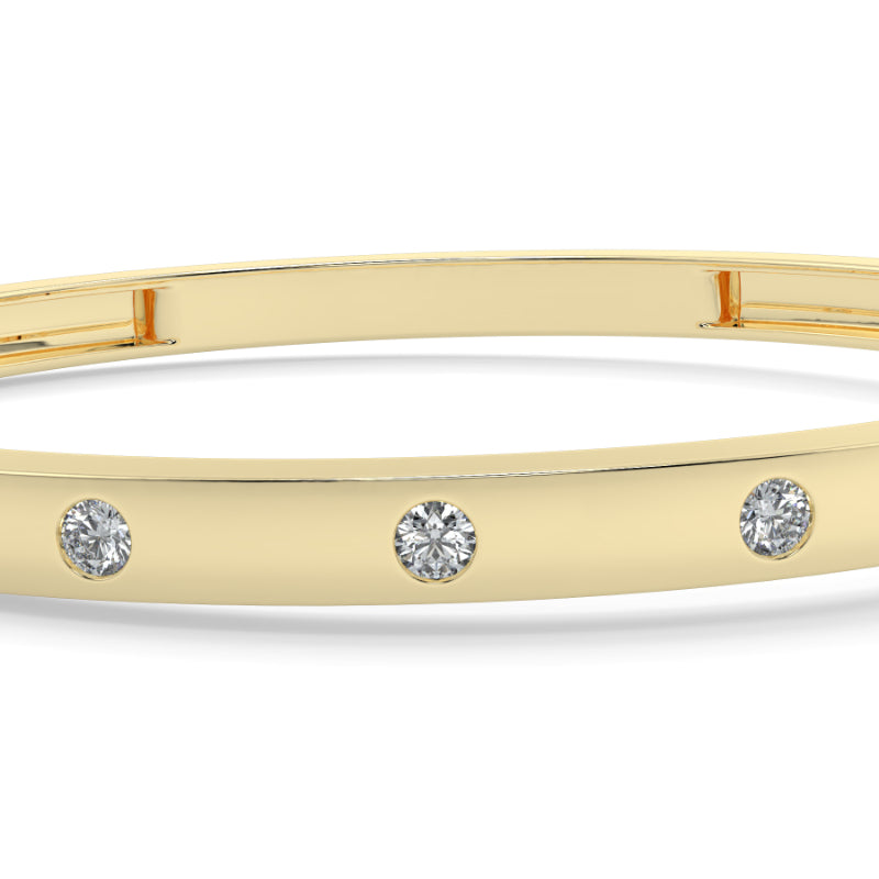 Diamond Bangle Shared Claw Set