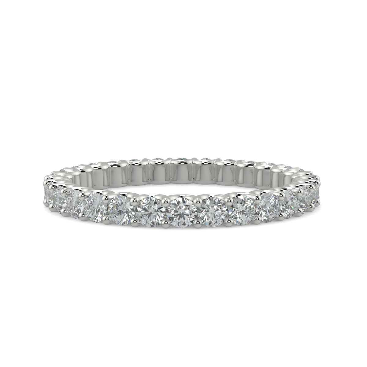 Scallop All Over Wedding Band