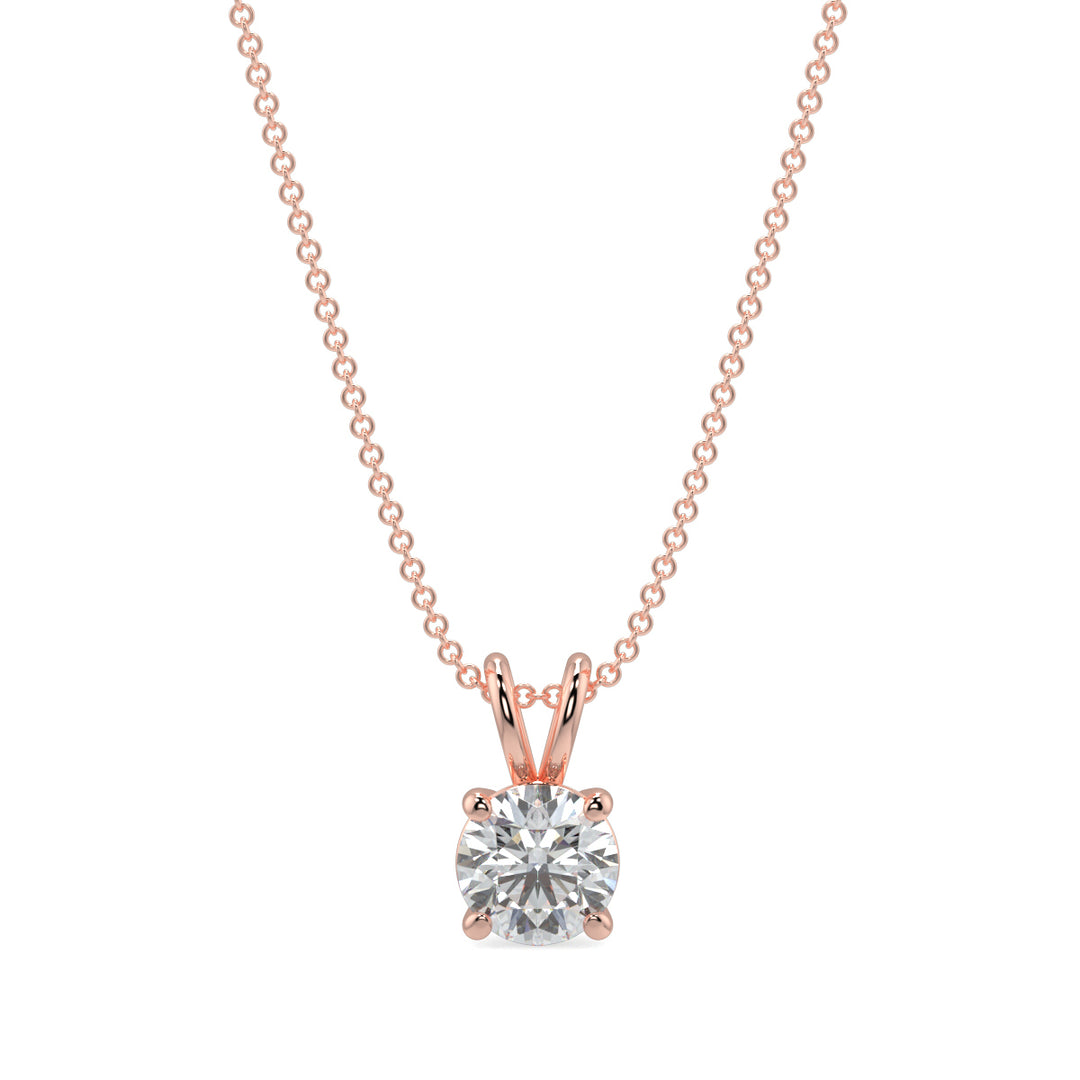Solitaire Diamond Pendant
