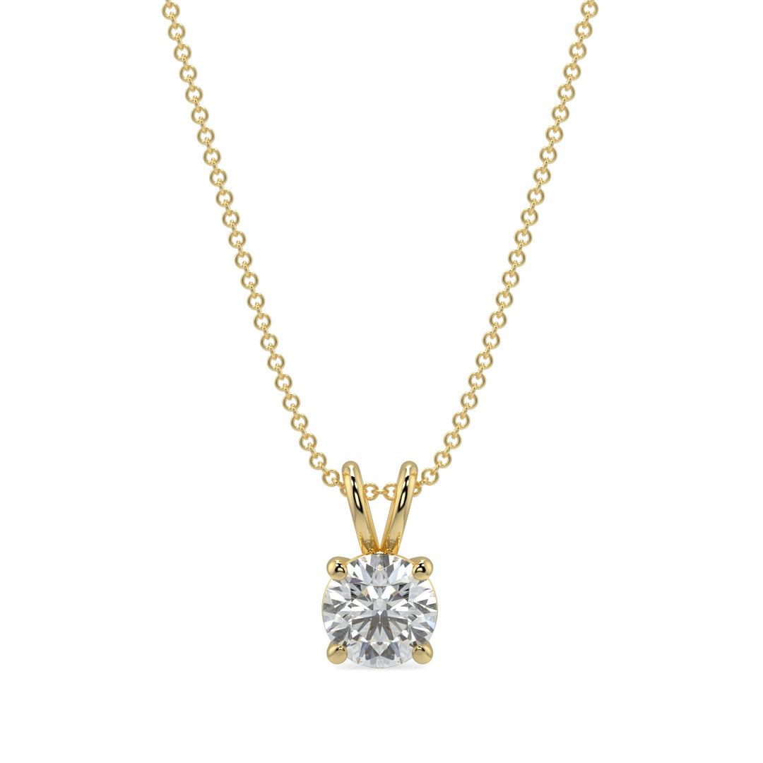 Solitaire Diamond Pendant