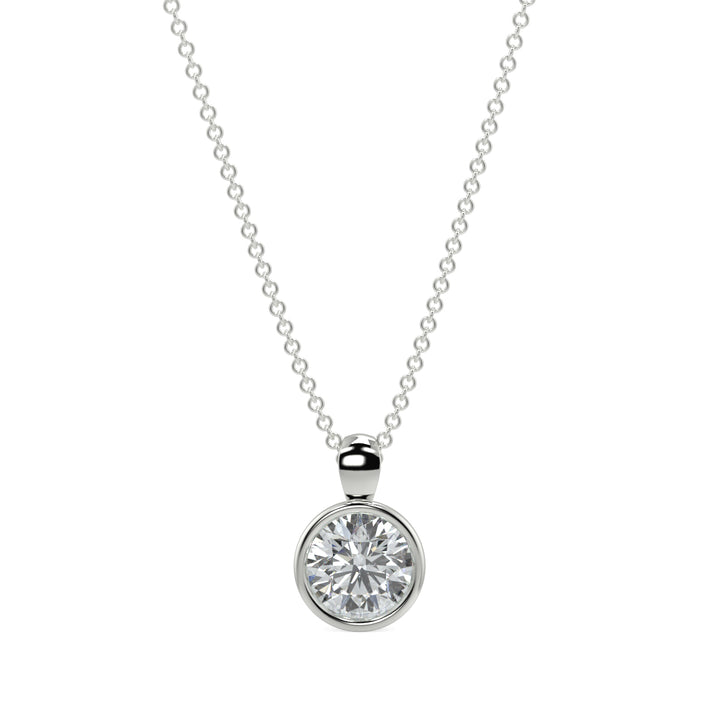 Solitaire Diamond Pendant