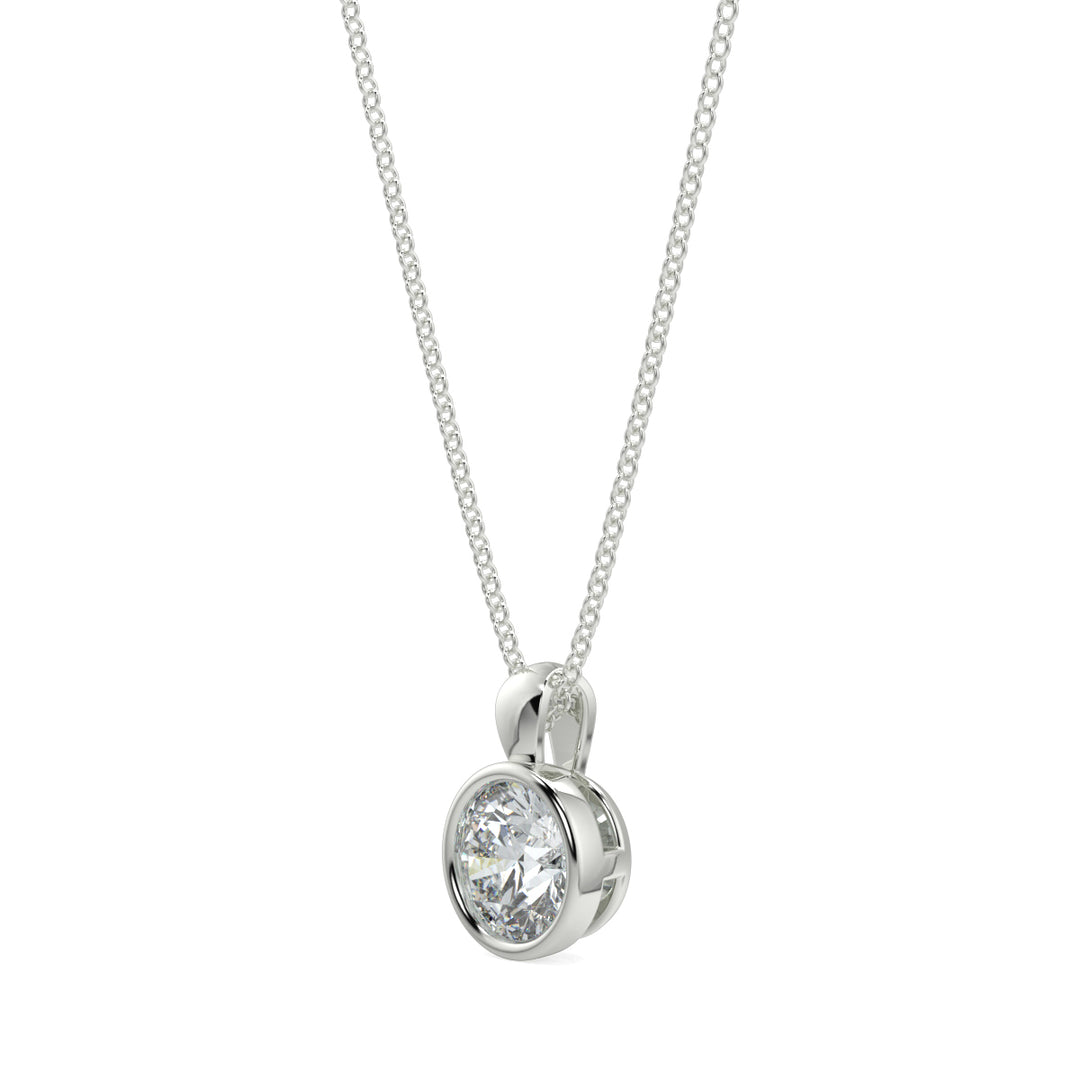 Solitaire Diamond Pendant