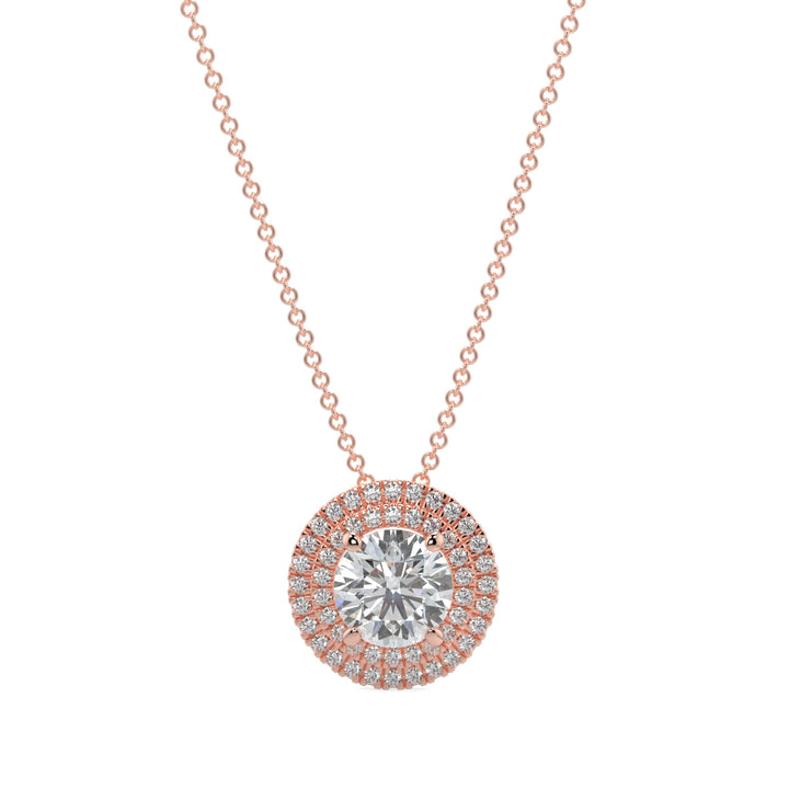 Halo Diamond Pendant