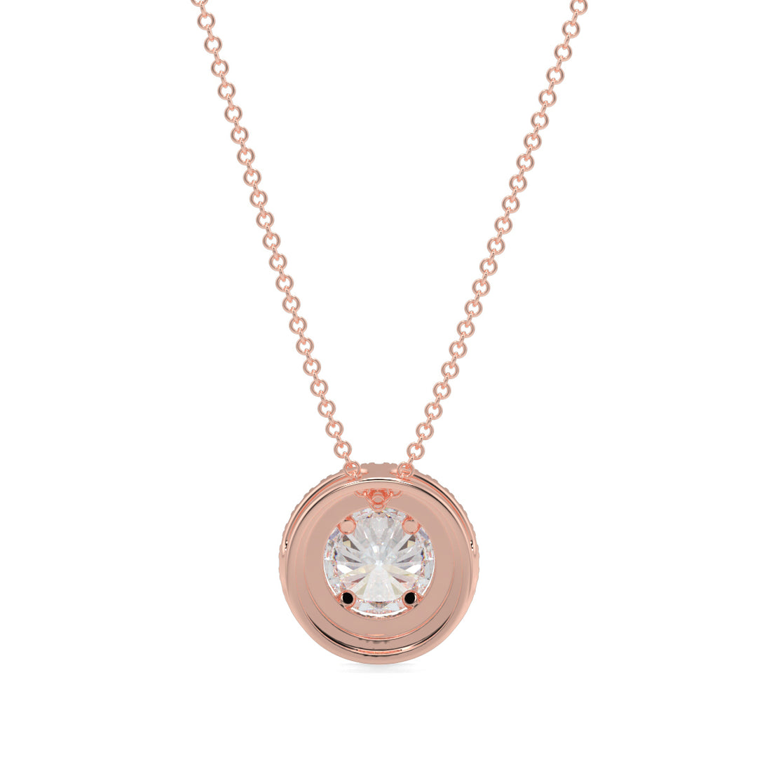 Halo Diamond Pendant