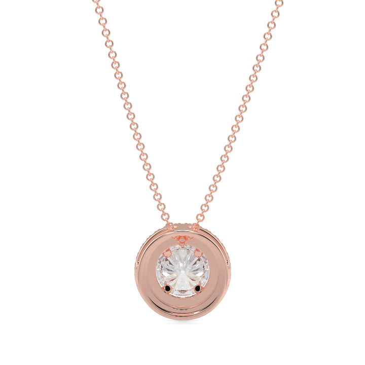 Halo Diamond Pendant