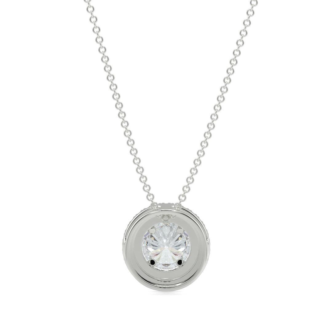 Halo Diamond Pendant