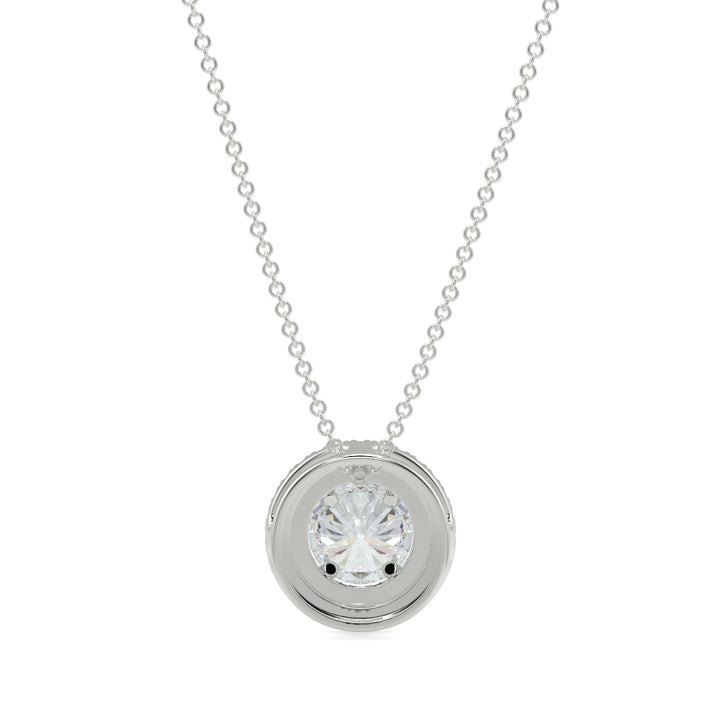 Halo Diamond Pendant
