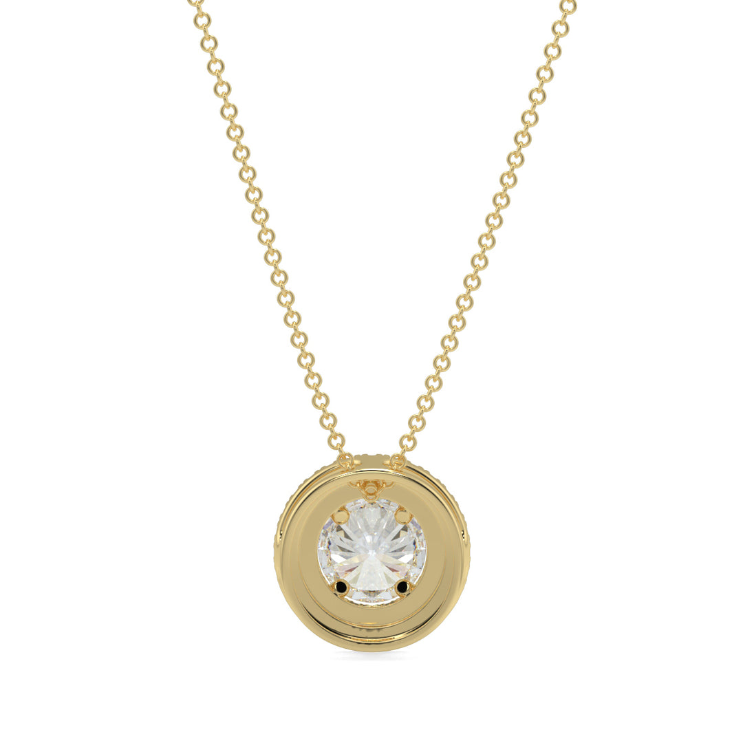 Halo Diamond Pendant