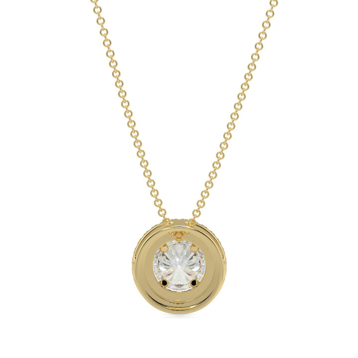 Halo Diamond Pendant