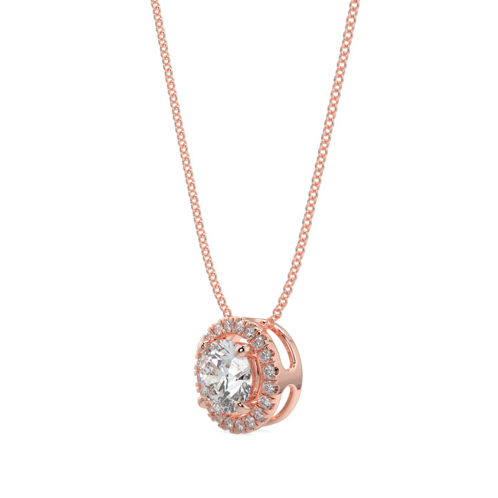 Halo Diamond Pendant