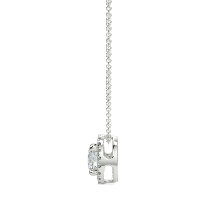 Halo Diamond Pendant