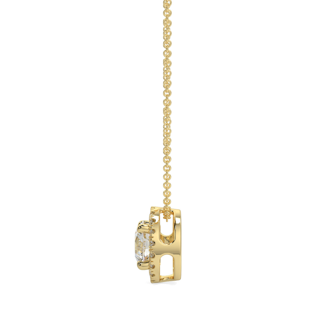 Halo Diamond Pendant