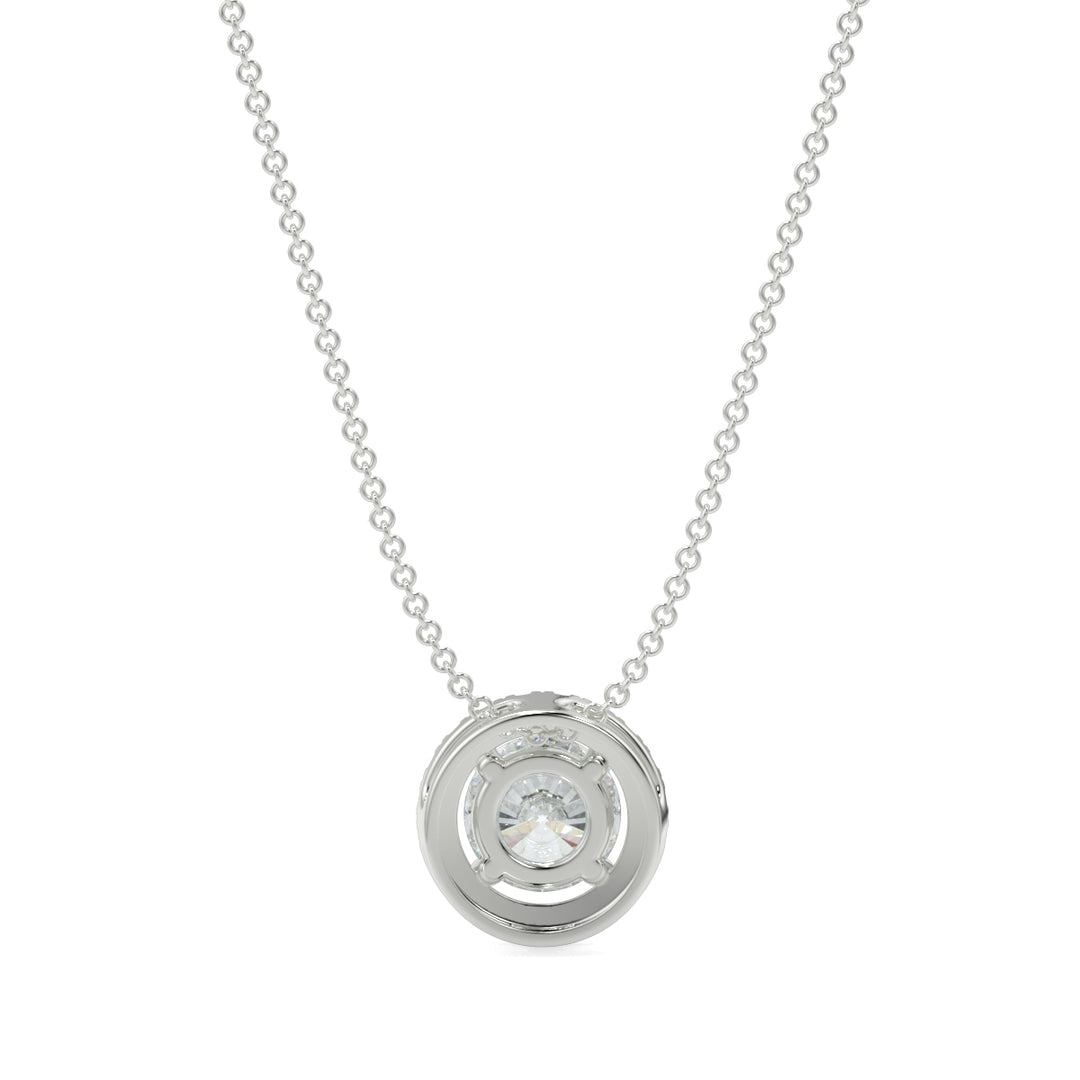 Halo Diamond Pendant