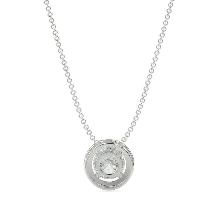 Halo Diamond Pendant