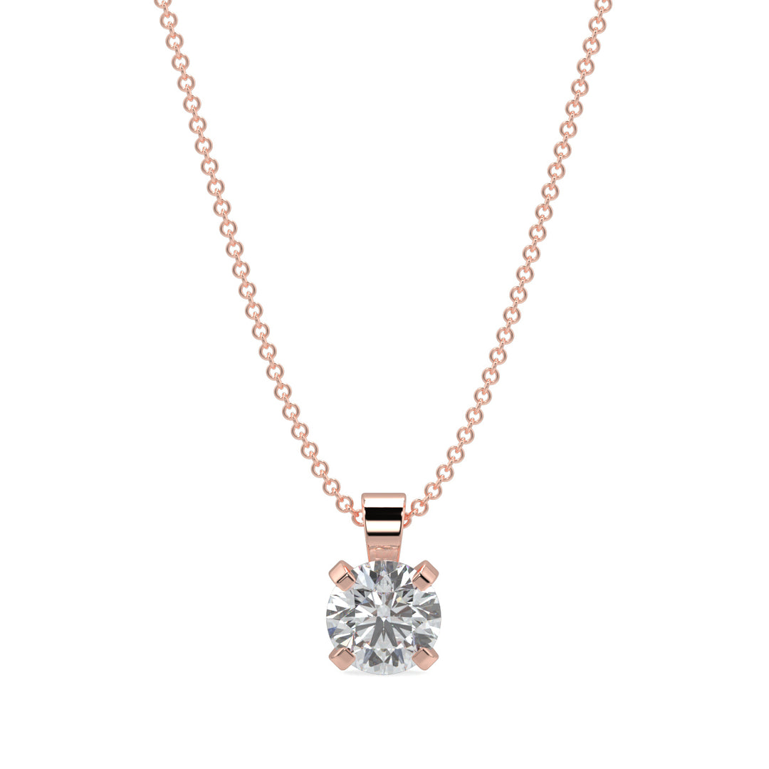 Solitaire Diamond Pendant