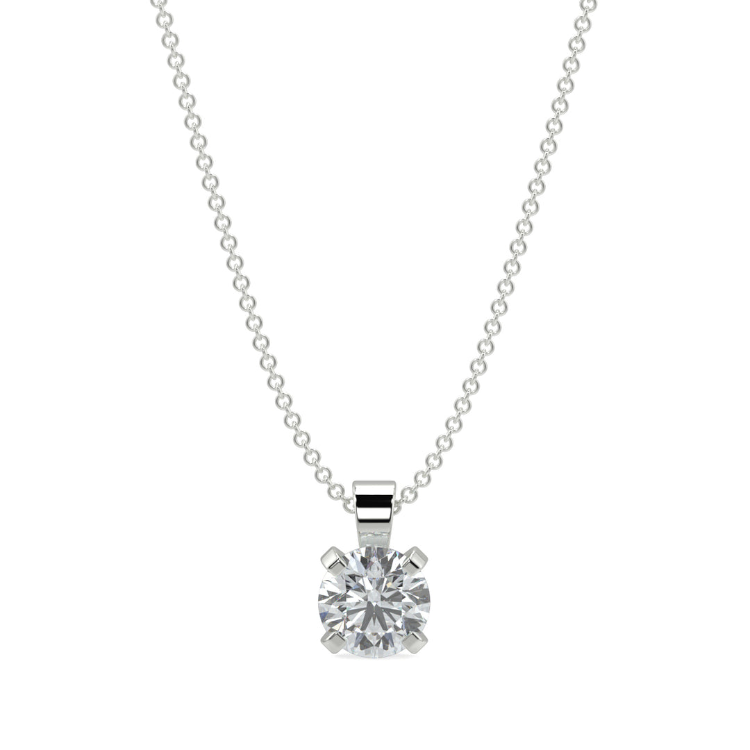 Solitaire Diamond Pendant
