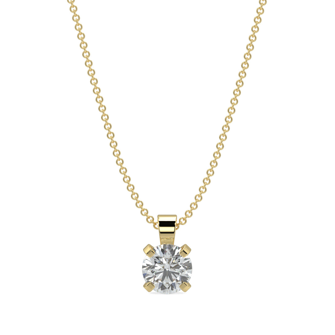 Solitaire Diamond Pendant