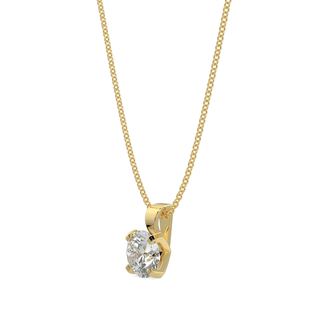 Solitaire Diamond Pendant