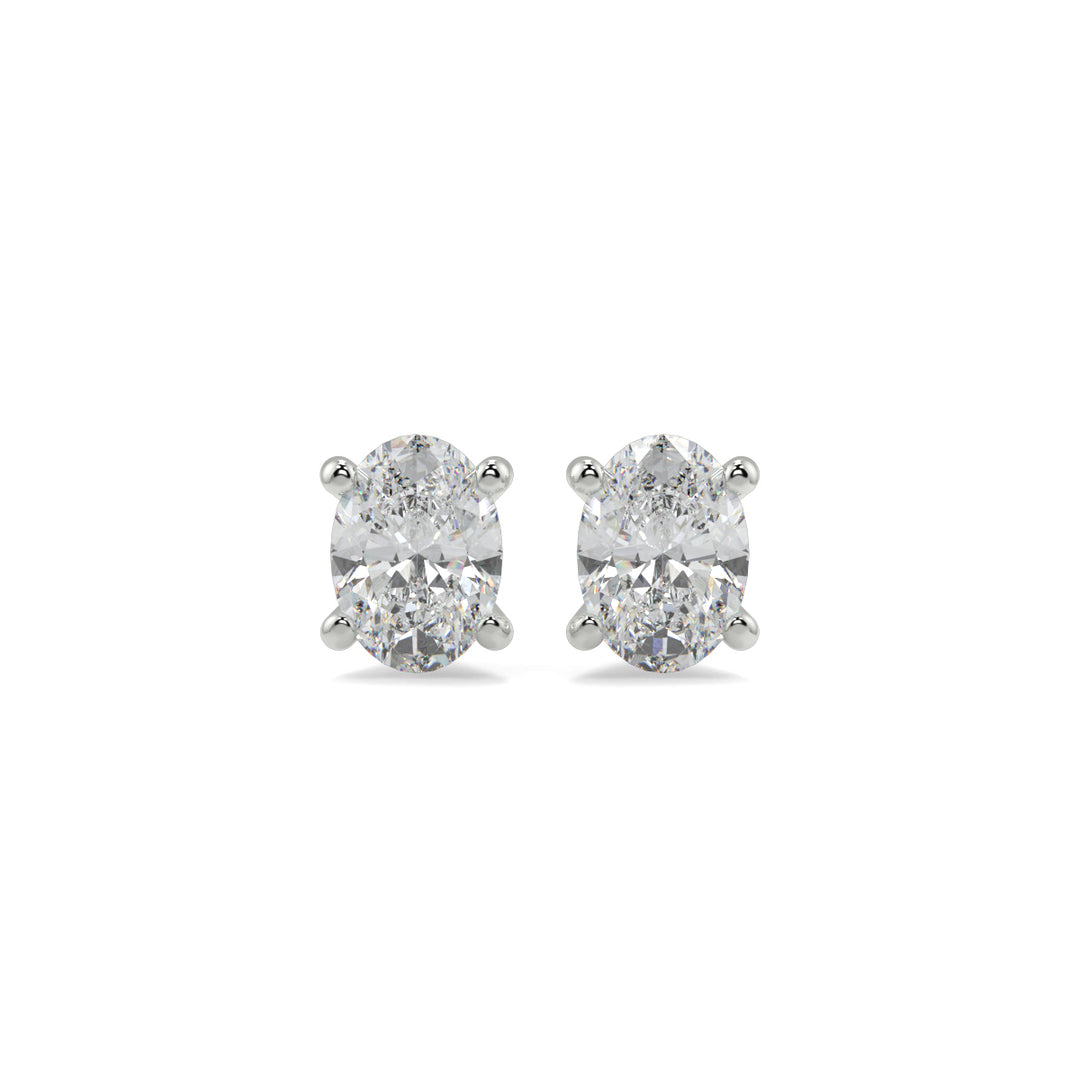 Solitaire Diamond Earrings