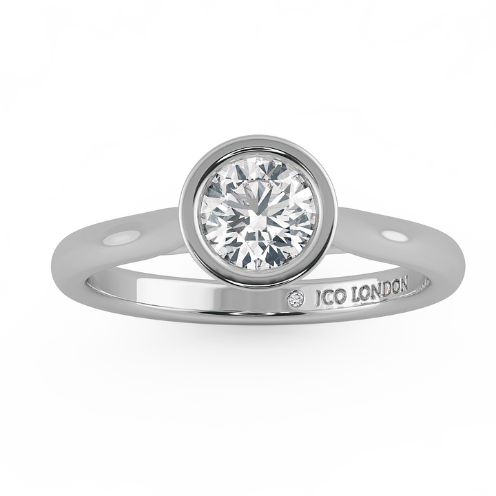 Round Solitaire Engagement Rings