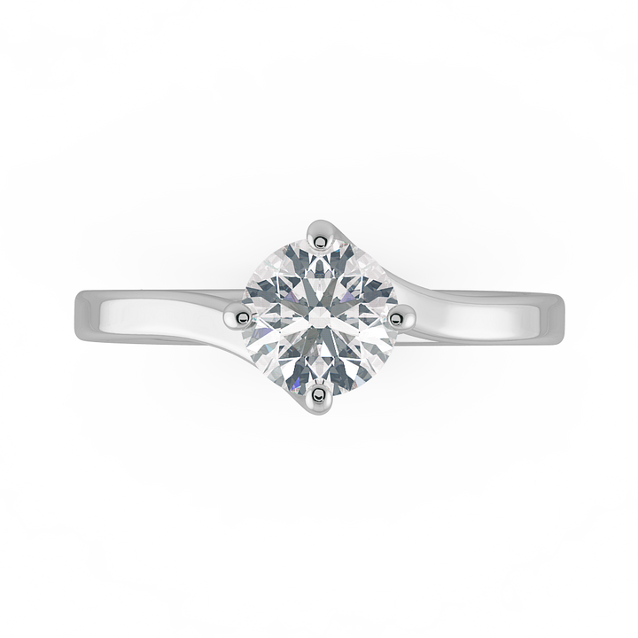 Round Solitaire Engagement Rings