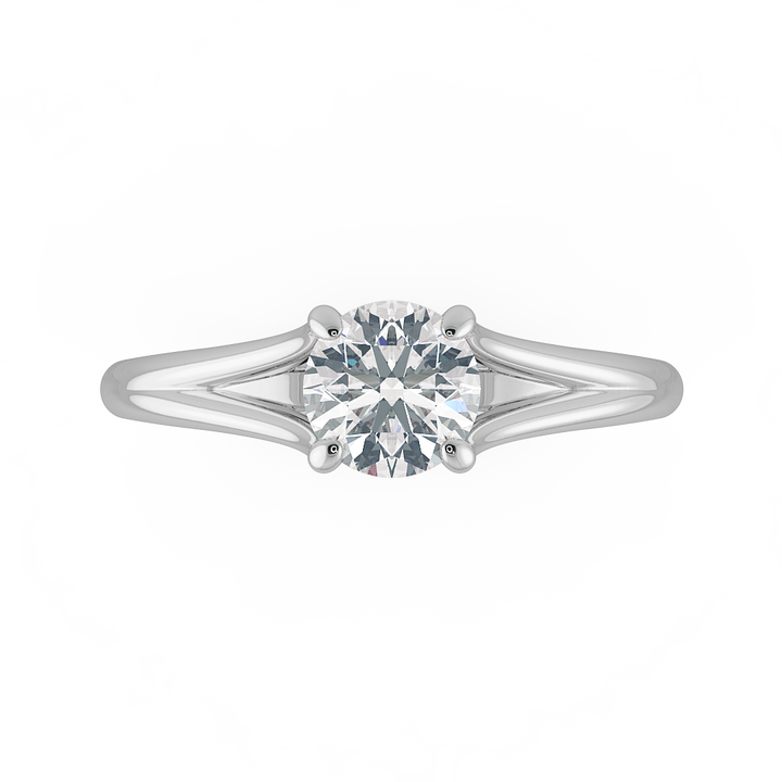 Round Solitaire Engagement Rings