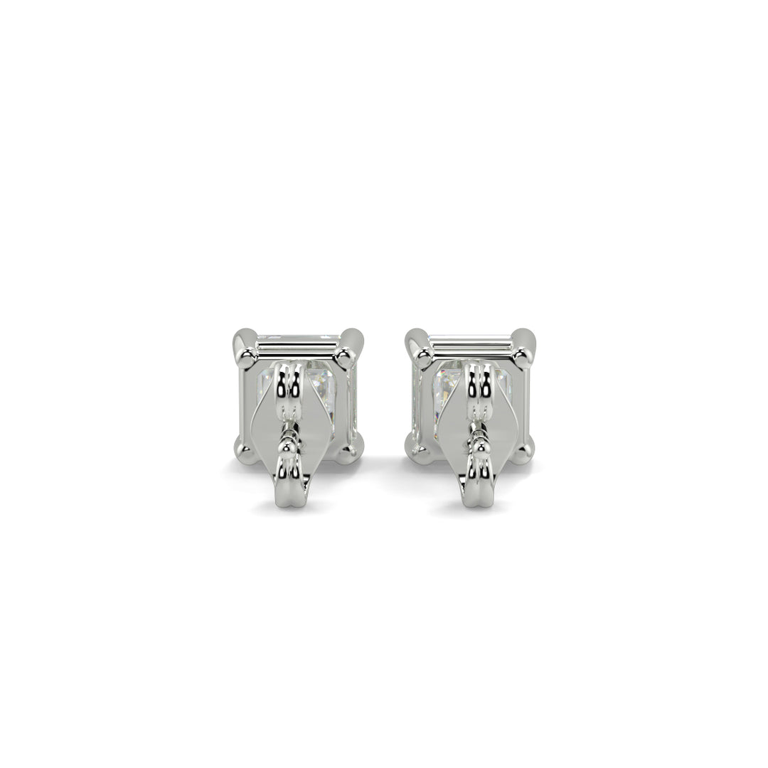 Solitaire Diamond Earrings