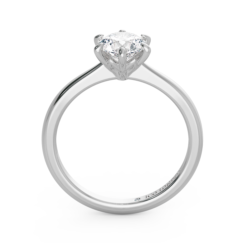 Round Solitaire Engagement Rings