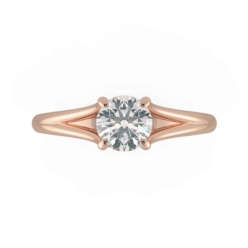 Round Solitaire Engagement Rings