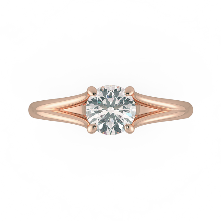 Round Solitaire Engagement Rings