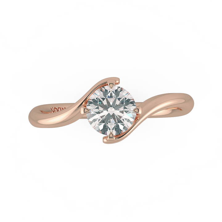 Round Solitaire Engagement Rings