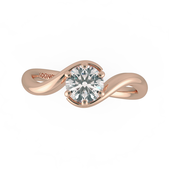 Round Solitaire Engagement Rings