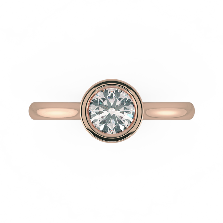 Round Solitaire Engagement Rings