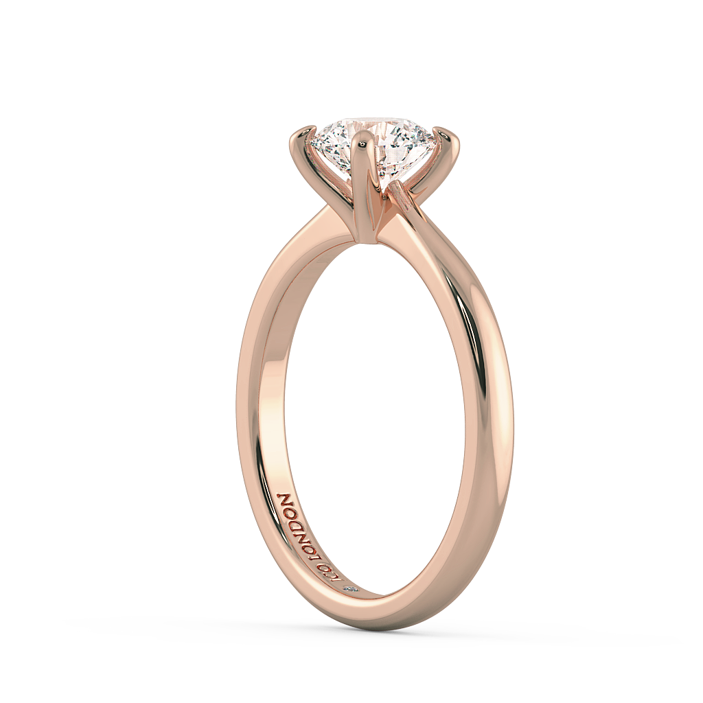 Round Solitaire Engagement Rings