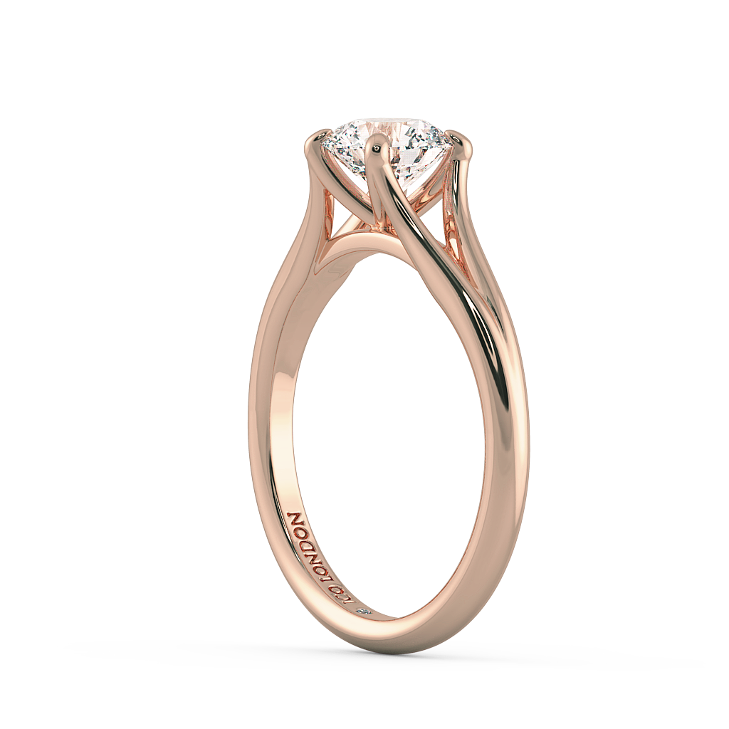 Round Solitaire Engagement Rings