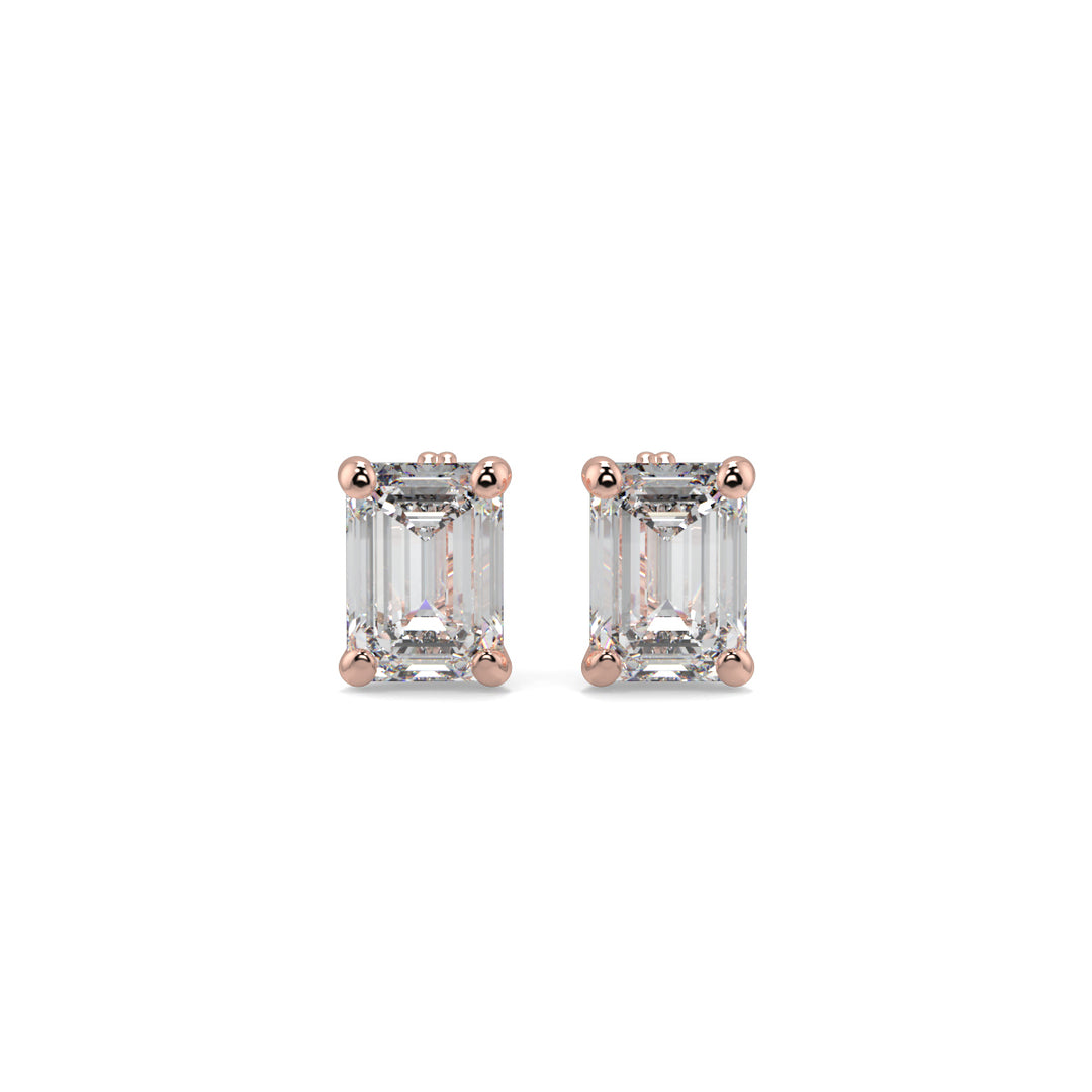 Solitaire Diamond Earrings