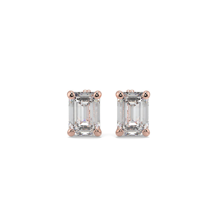 Solitaire Diamond Earrings