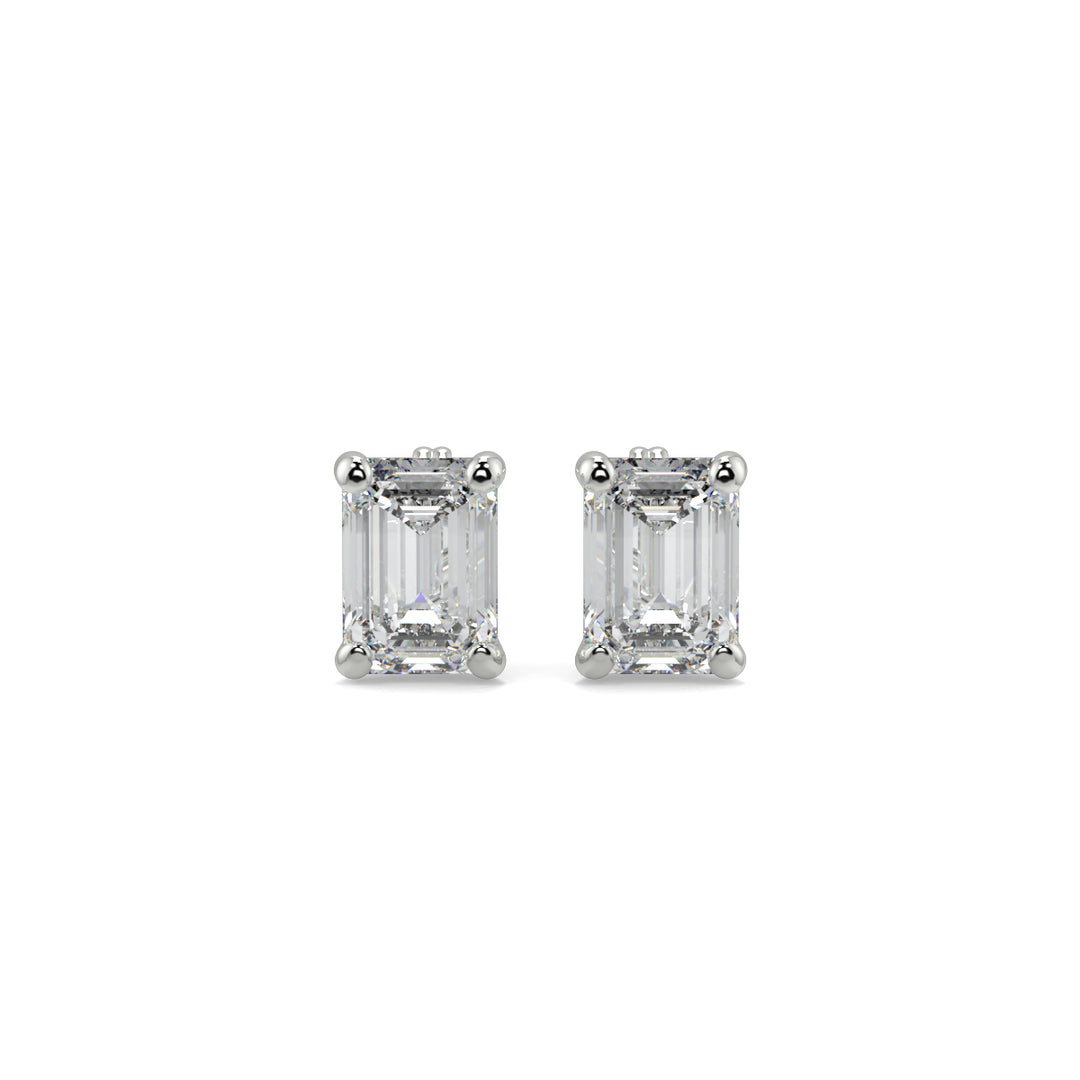 Solitaire Diamond Earrings