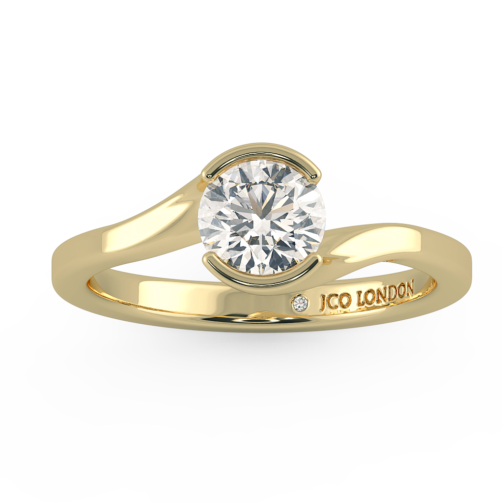 Round Solitaire Engagement Rings