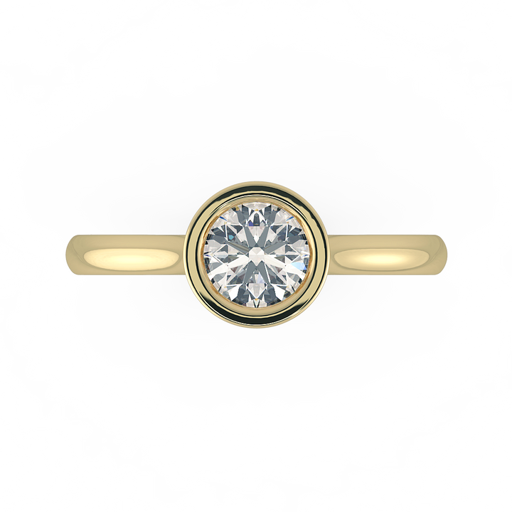 Round Solitaire Engagement Rings