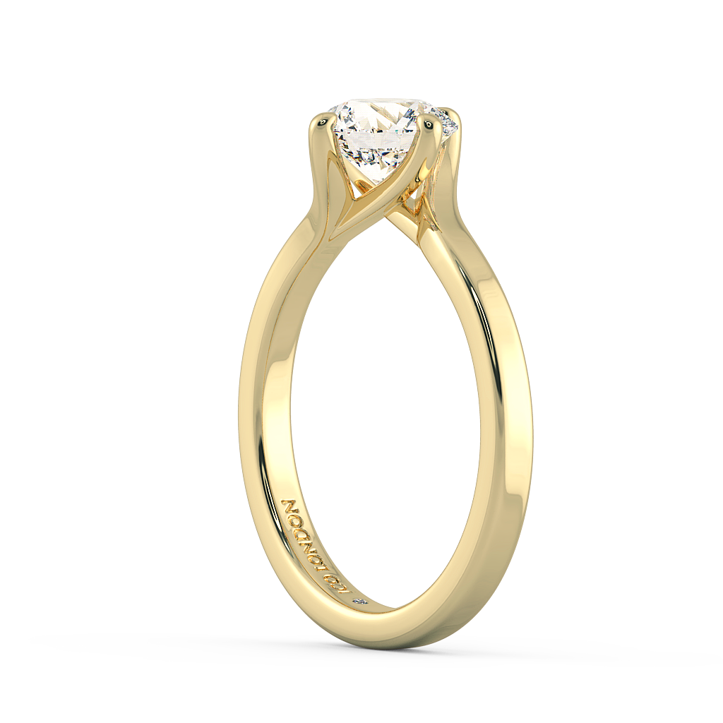 Round Solitaire Engagement Rings